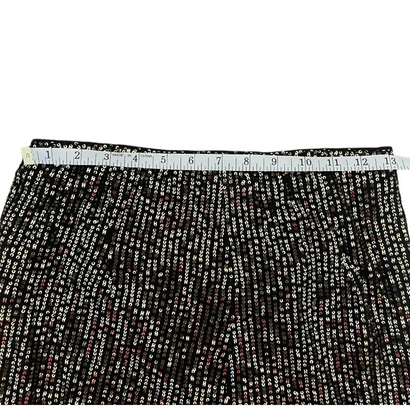 Black and Gold Sequin High Waisted Sparkly Wide leg Pants Wide Leg Pants. Med. - Picture 12 of 15